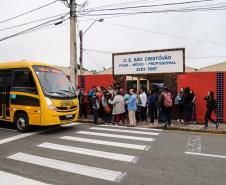 Primeiro dia de aula na rede estadual do Paraná